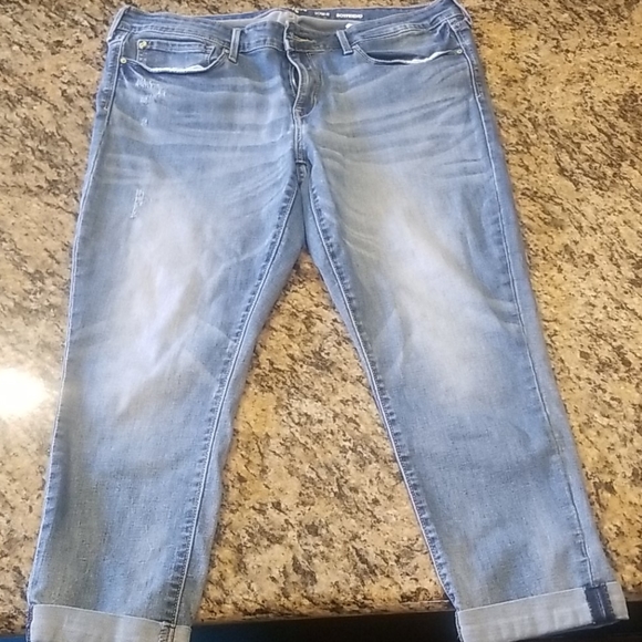 denizen low rise slim crop